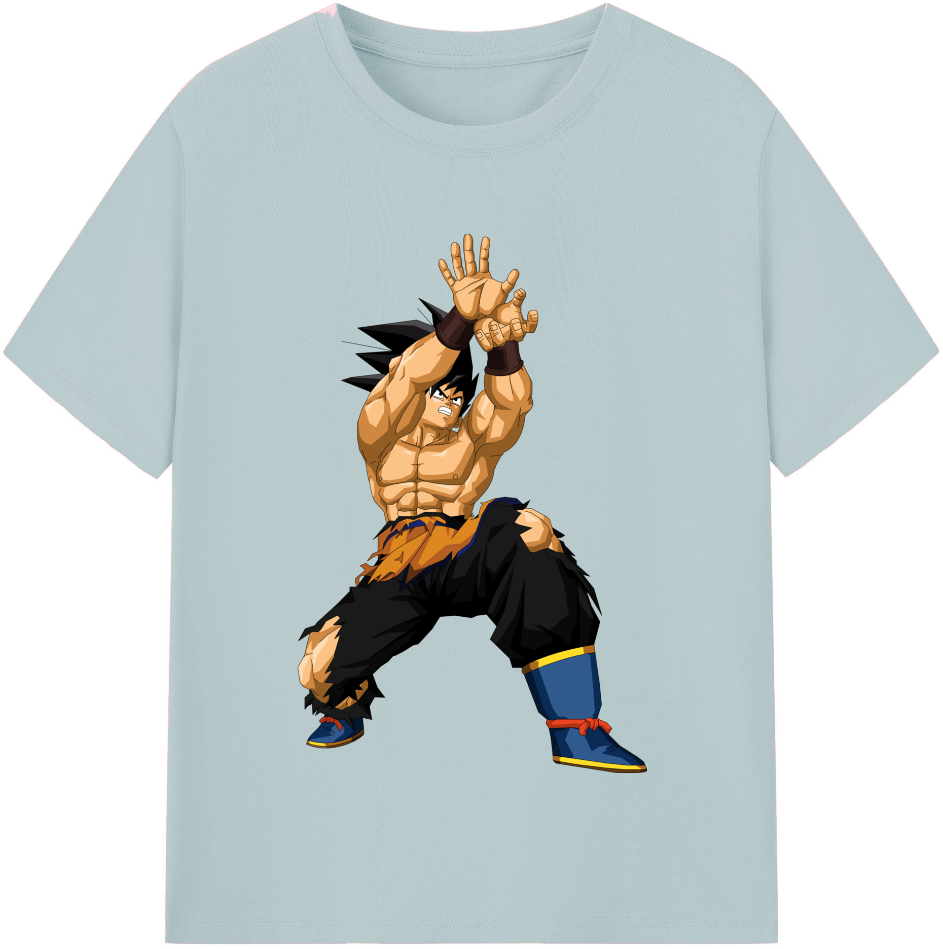 （画像用） ドラゴンボール 孫悟空（そん ごくう）Son Goku カカロット DRAGON BALL Kakarotto 綿100％半袖Tシャツ（フロントプリント）